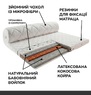 Матрац-топпер Persei Roll Air UP Cocos