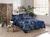 Двуспальный евро комплект TAC Paloma Blue Сатин