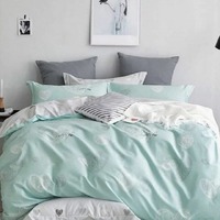Постельное белье Vanilla Home Семейный Бирюзовый