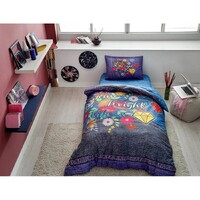 Постельное белье Tac Ranforce Teen - Shine v01 lacivert подростковое (svt-2000022233484)